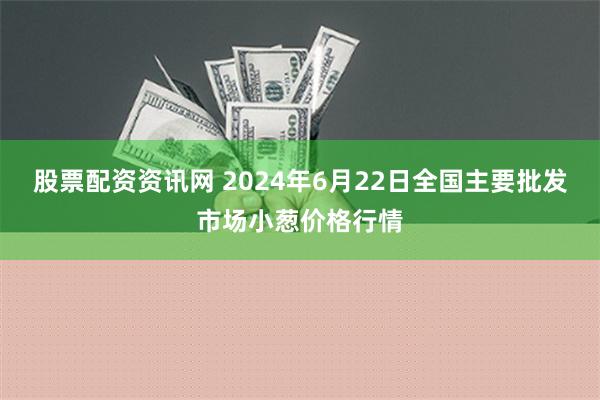 股票配资资讯网 2024年6月22日全国主要批发市场小葱价格行情