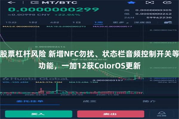 股票杠杆风险 新增NFC勿扰、状态栏音频控制开关等功能，一加12获ColorOS更新