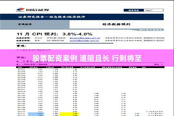 股票配资案例 道阻且长 行则将至