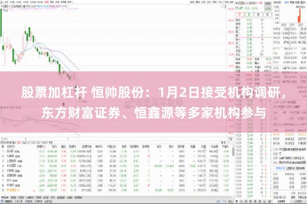 股票加杠杆 恒帅股份：1月2日接受机构调研，东方财富证券、恒鑫源等多家机构参与