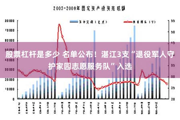 股票杠杆是多少 名单公布！湛江3支“退役军人守护家园志愿服务队”入选