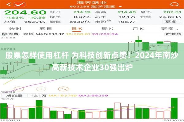 股票怎样使用杠杆 为科技创新点赞！2024年南沙高新技术企业30强出炉