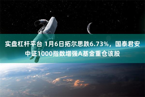 实盘杠杆平台 1月6日拓尔思跌6.73%，国泰君安中证1000指数增强A基金重仓该股